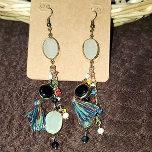 ☀️5/$25 Multi strand earrings with tassels